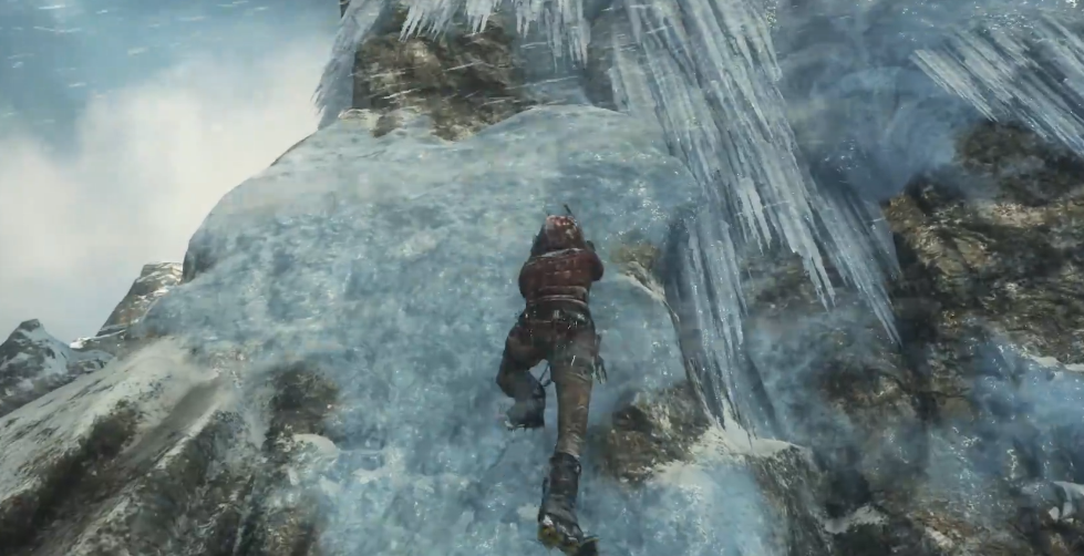 古墓丽影崛起开始爬冰川怎么过