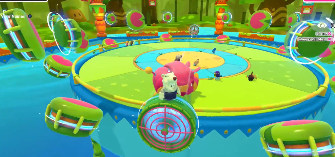 糖豆人犀牛冲撞怎么过