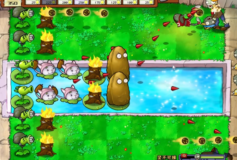 植物大战僵尸里坚不可摧怎么玩