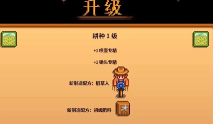 星露谷物语耕种5级选什么