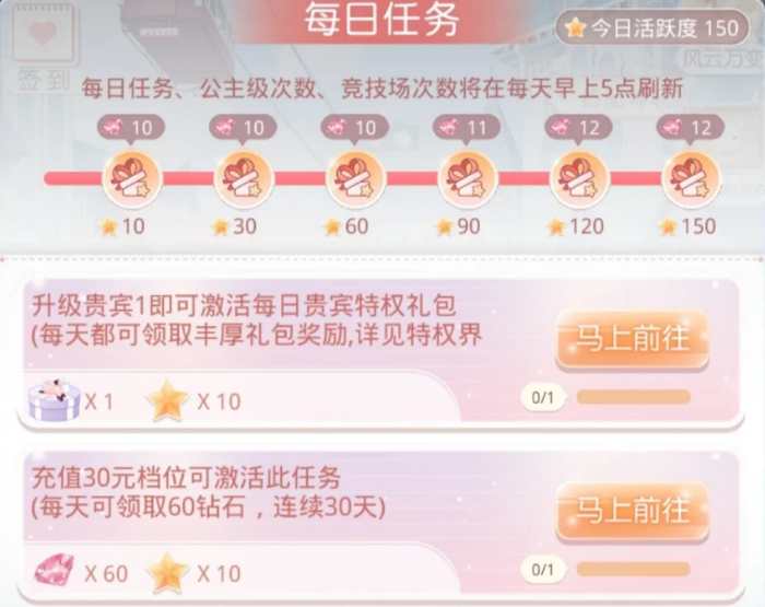 奇迹暖暖每日必做哪些内容