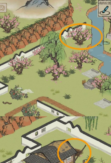 江南百景图桃花在哪里