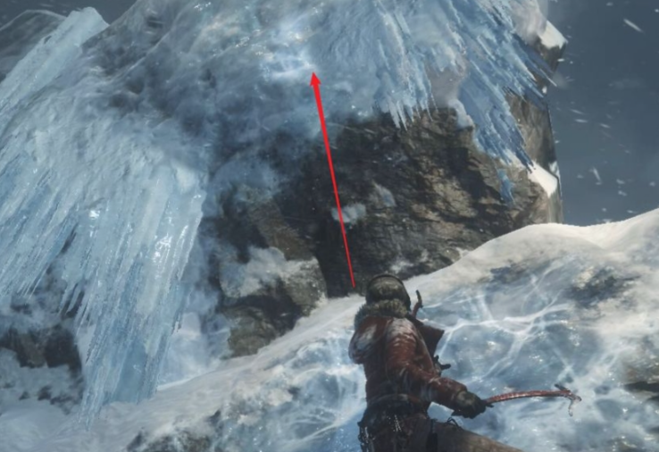 古墓丽影怎么爬冰