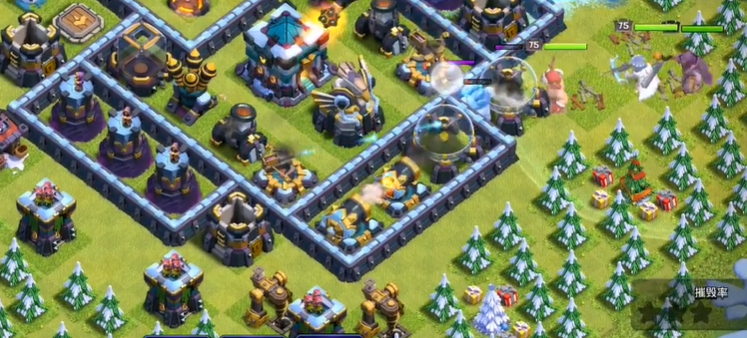 部落冲突冰雪女王怎么打