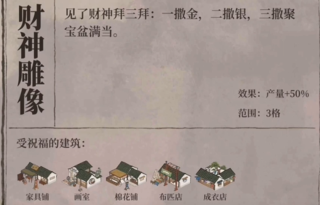 江南百景图哪些有祝福