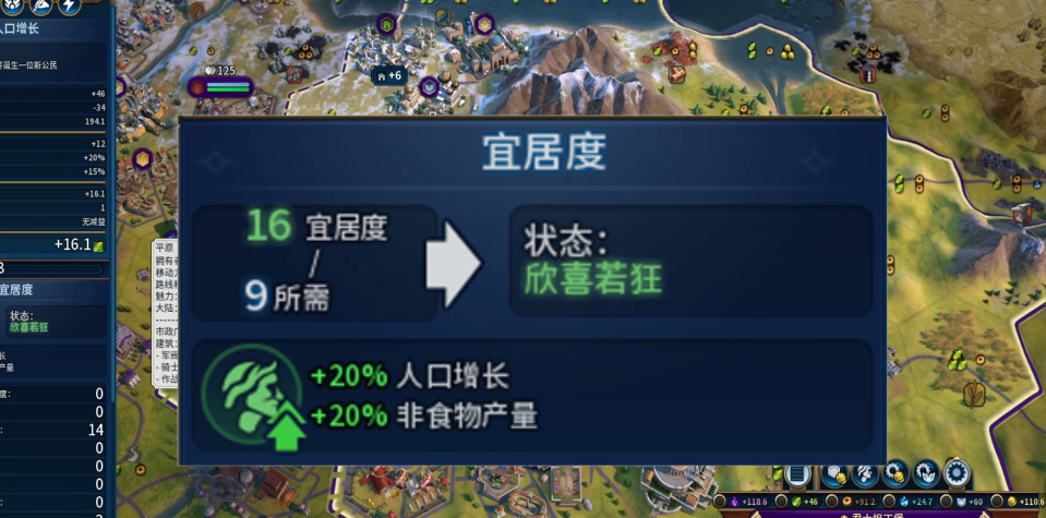文明6宜居度有什么用