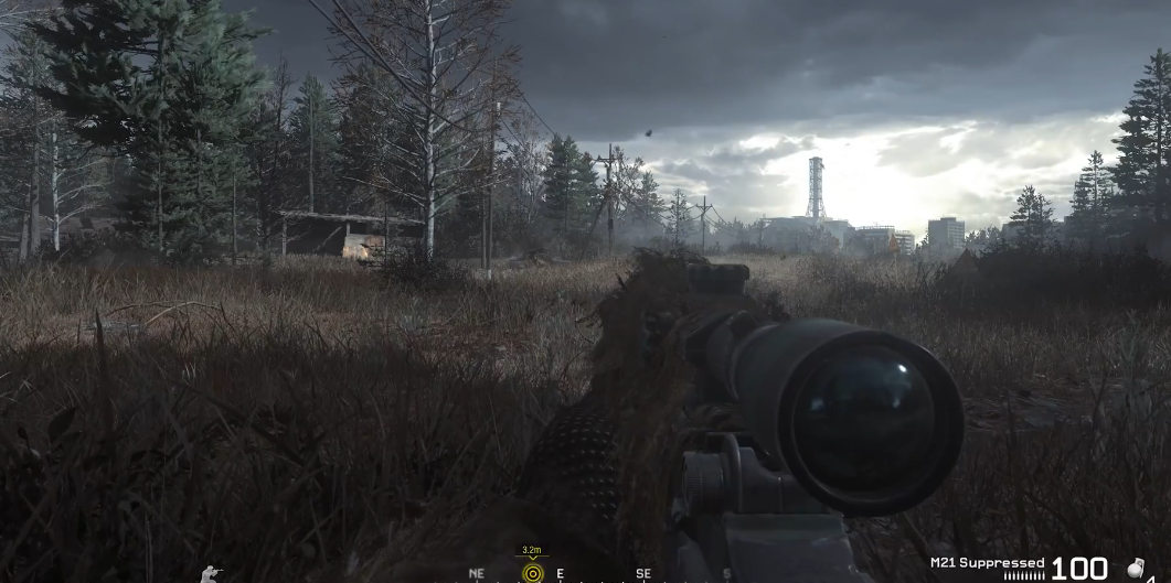 使命召唤4狙击关最后怎么过