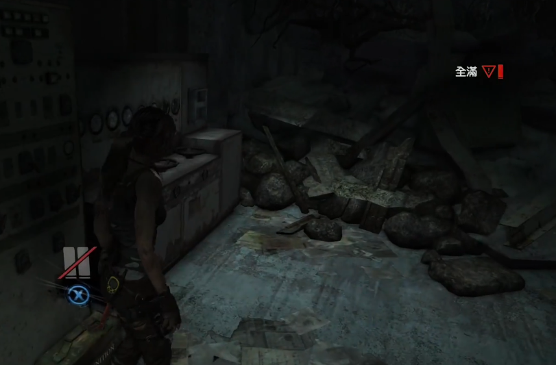 古墓丽影怎么抬起水闸门