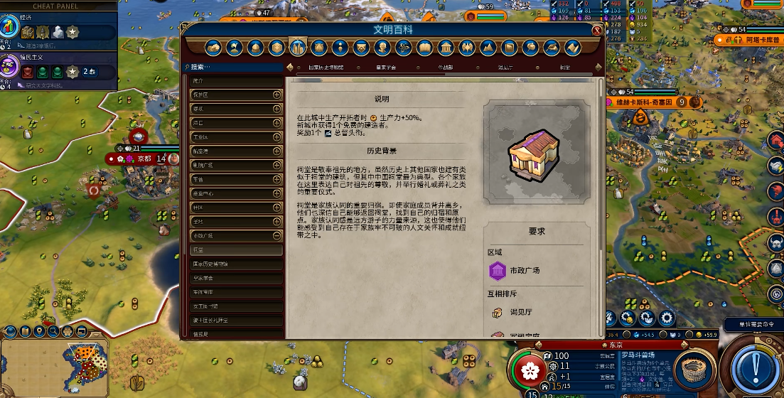 文明6市政中心有什么用