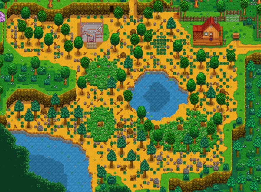 星露谷物语荒野农场具备什么特点