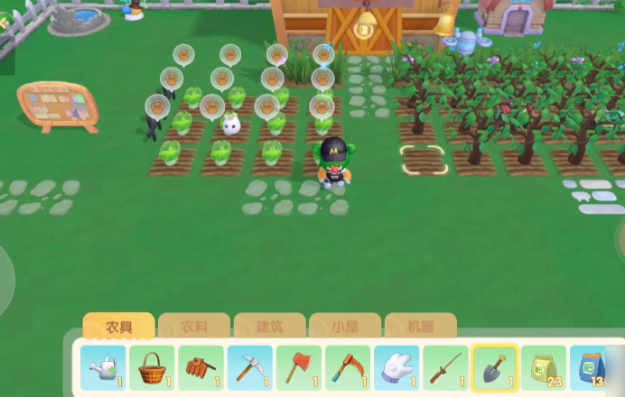 摩尔庄园土地位置怎么换