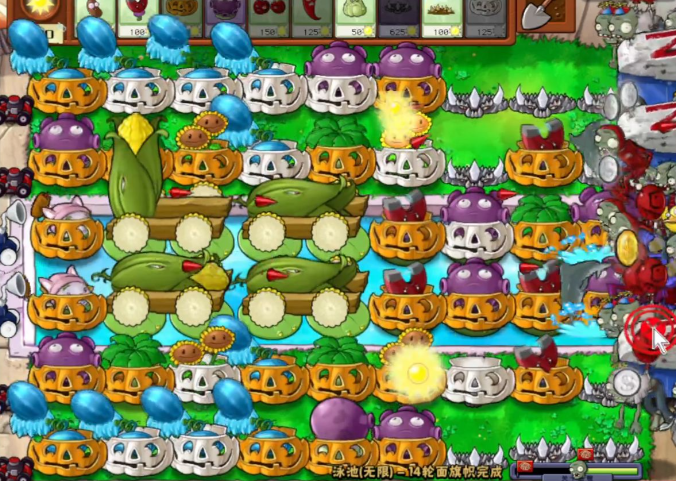 植物大战僵尸泳池无限怎么过关