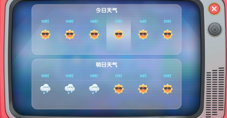 摩尔庄园下雨天怎么分辨