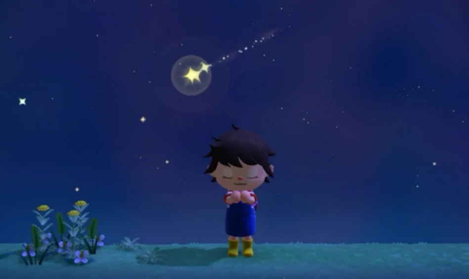 动物森友会怎么向流星许愿