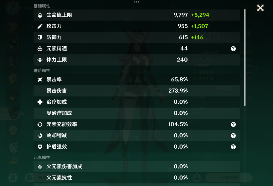 原神恰斯卡面板多少算毕业