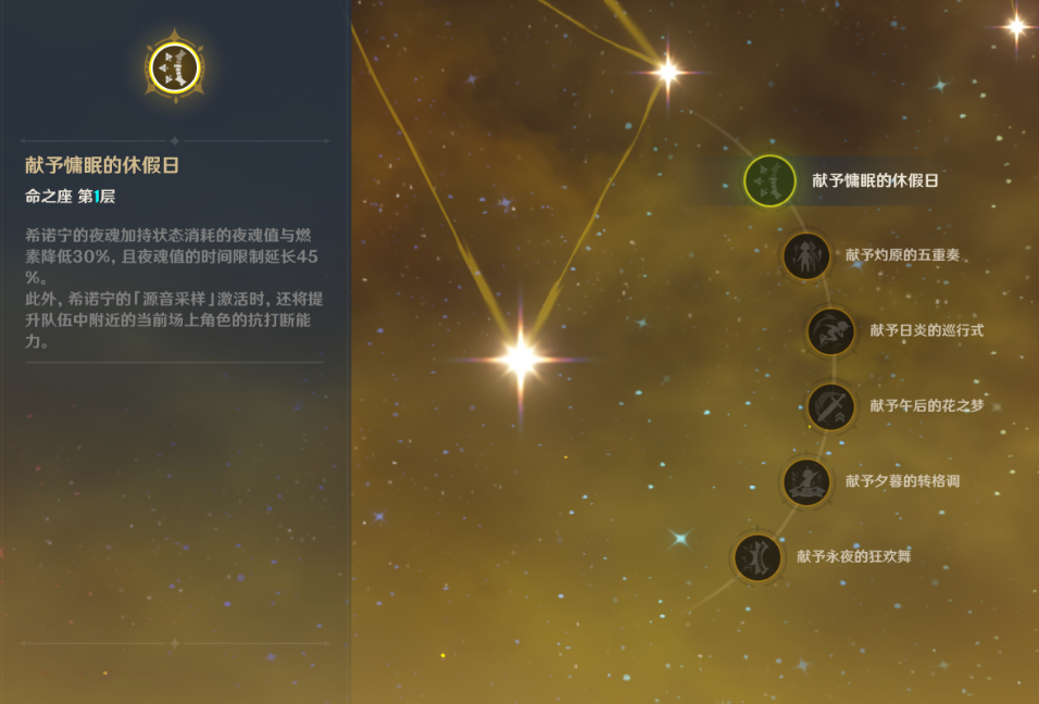 原神希诺宁命座有什么效果 原神希诺宁命座有什么效果