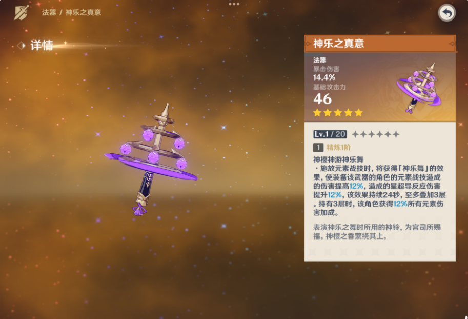 原神神乐之真意加强后能给谁用 原神神乐之真意加强后能给谁用