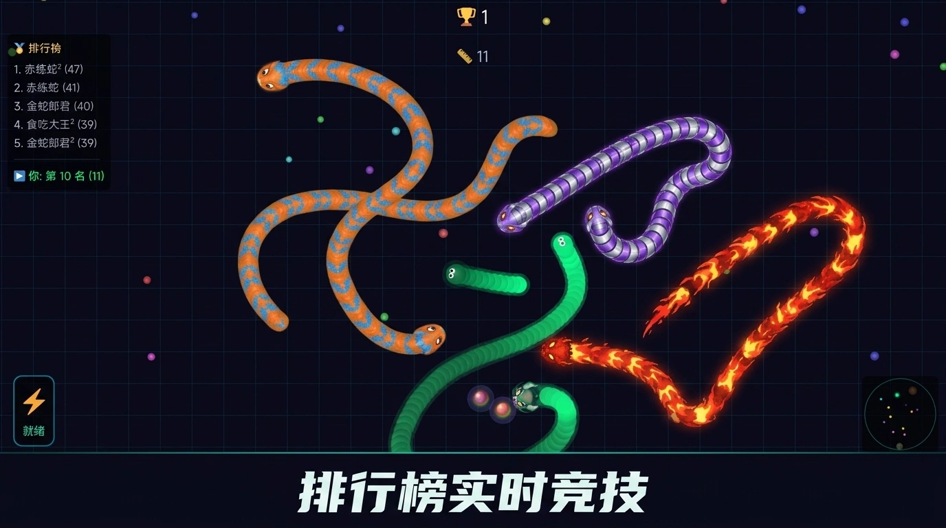 贪吃蛇大乱斗截图2