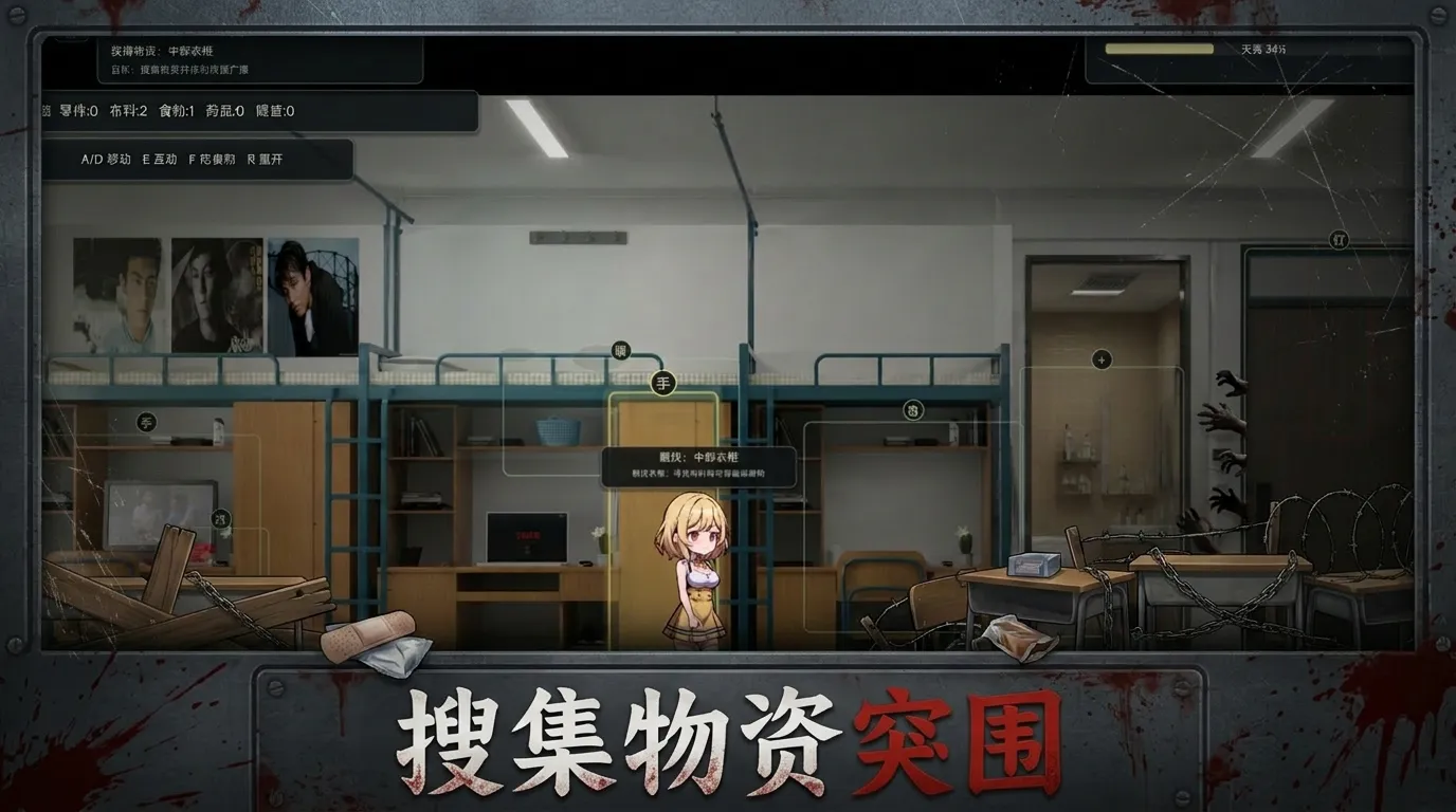 校园危机丧尸生存截图2