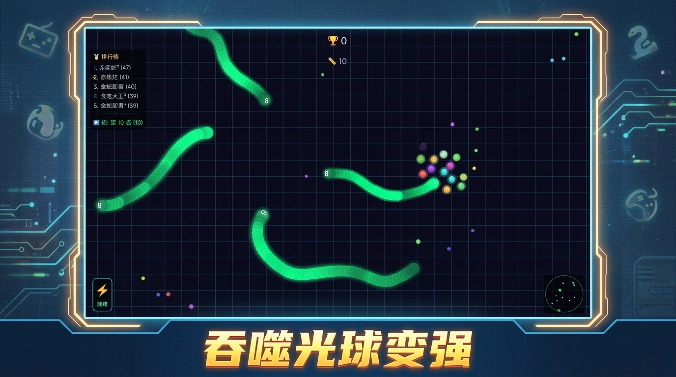 贪吃蛇大乱斗截图1